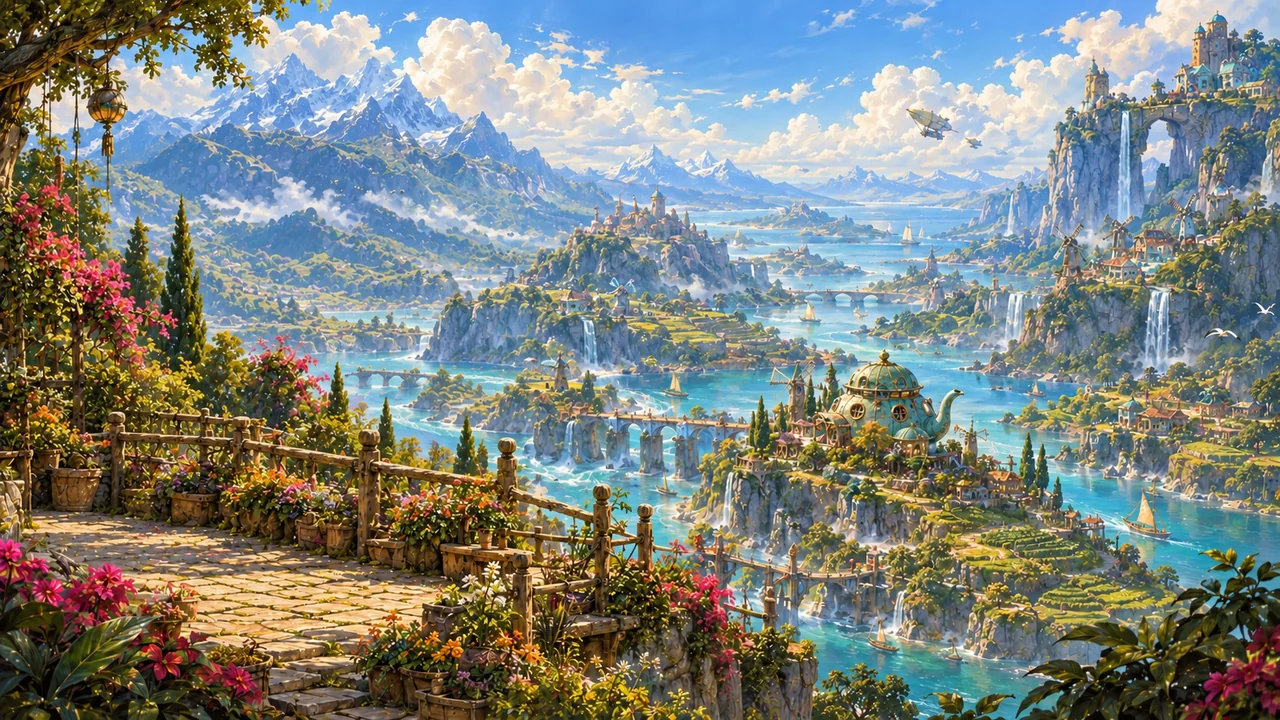 An imagined shared valley where human and nonhuman makers build a traveling garden with glass wings.